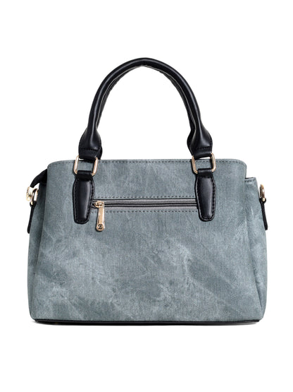 Exotic Three section Denim Bag