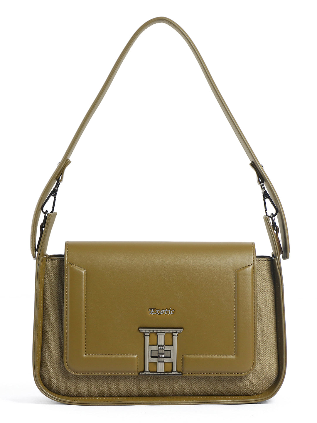 Exotic Ravelle Structured Shoulder Bag for Women