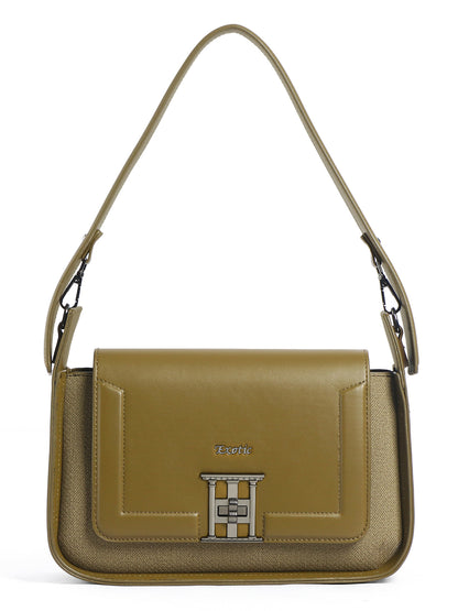 Exotic Ravelle Structured Shoulder Bag for Women