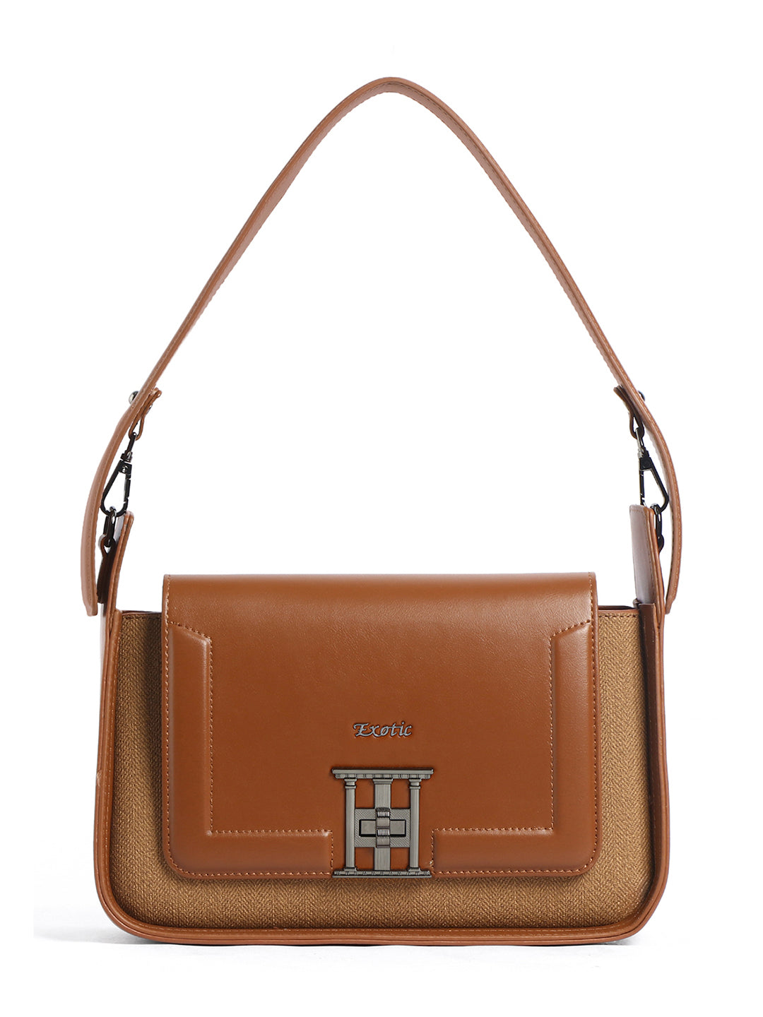 Exotic Ravelle Structured Shoulder Bag for Women