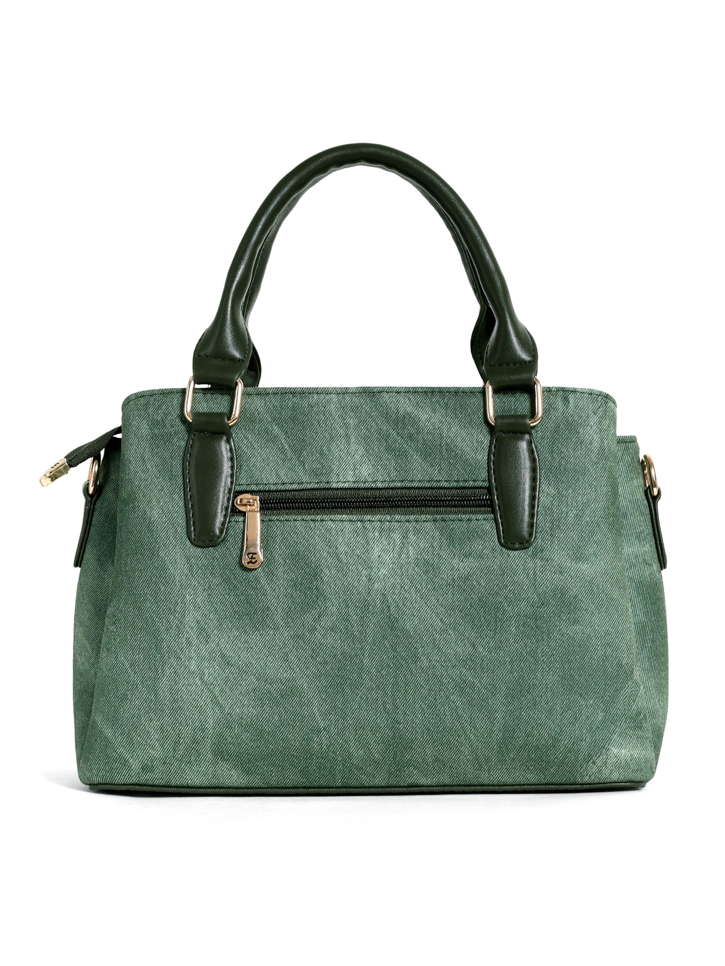 Exotic Three section Denim Bag