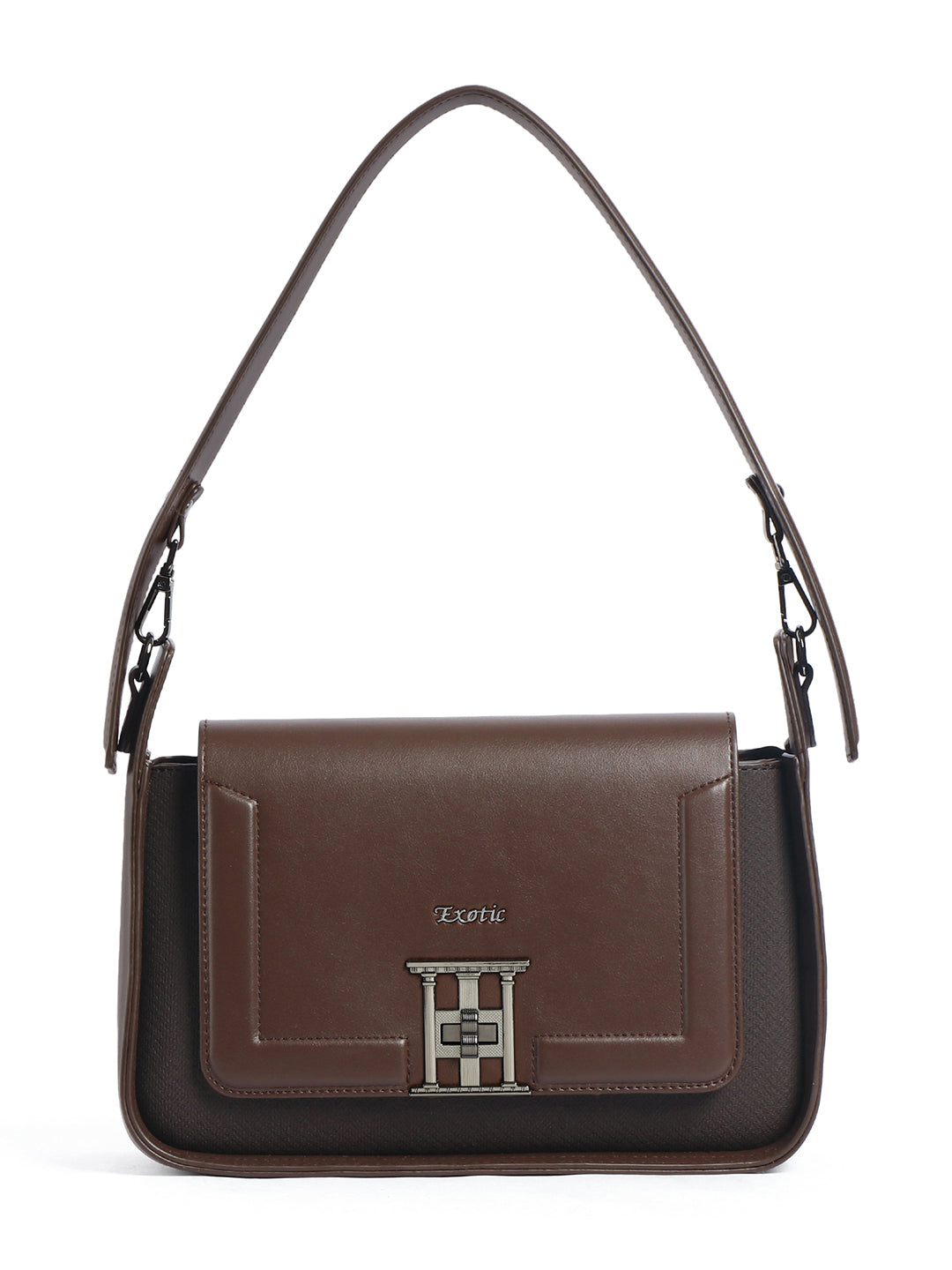Exotic Ravelle Structured Shoulder Bag for Women