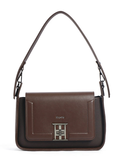 Exotic Ravelle Structured Shoulder Bag for Women