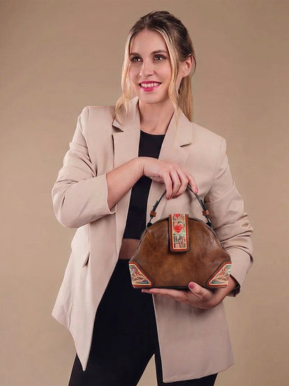 Exotic Zenvira Artisan Satchel Bag