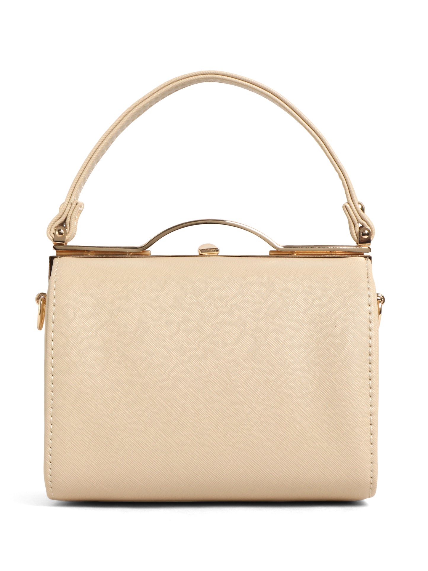 Exotic Premium Convertible Style Elegant Handbag (Off White)
