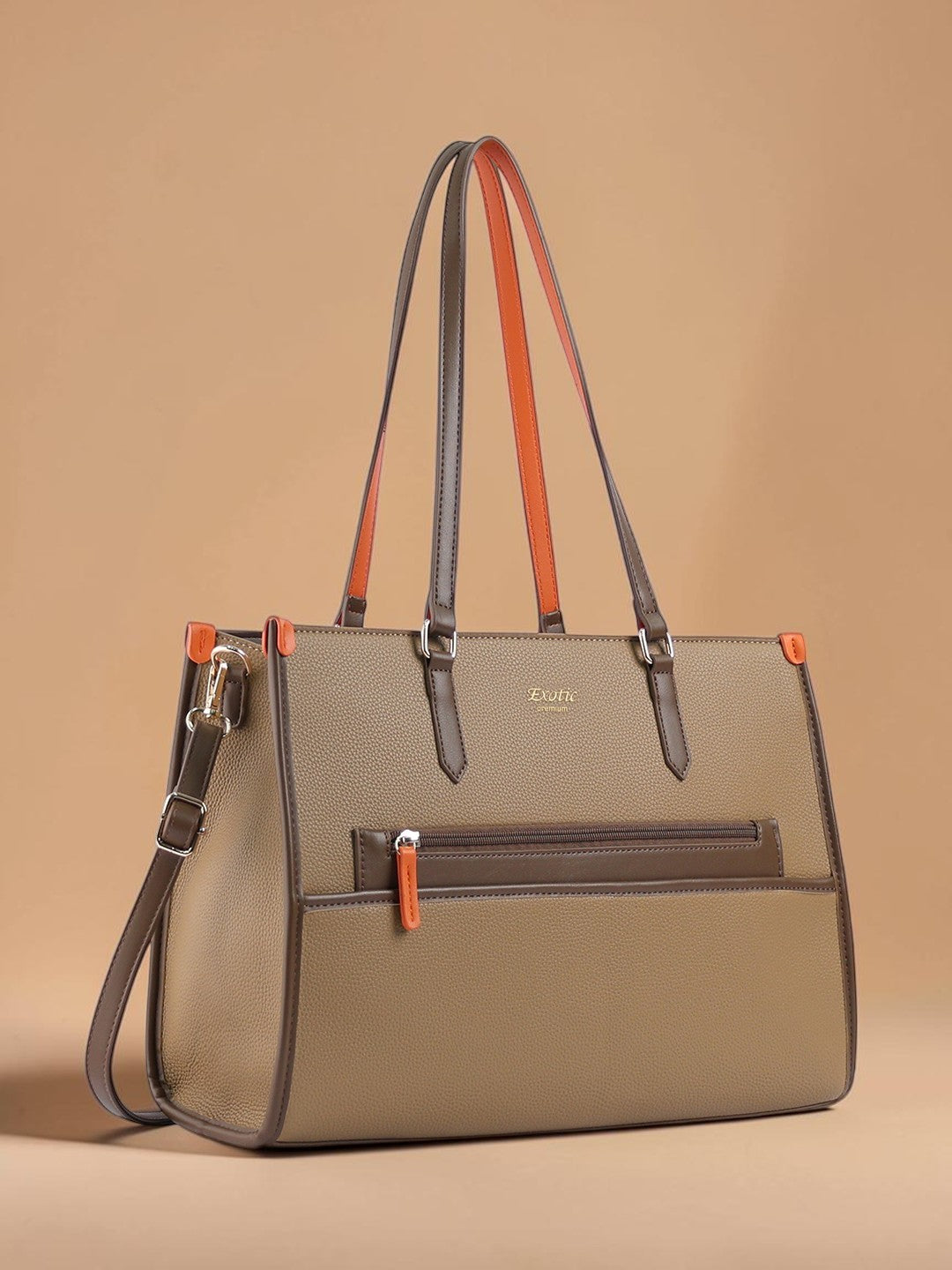 Exotic Aria Tote Handbag with Laptop Compartment