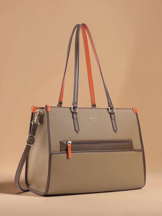 Exotic Aria Tote Handbag with Laptop Compartment