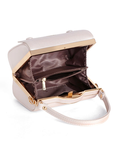 Exotic Premium Convertible Style Elegant Handbag (Pink)