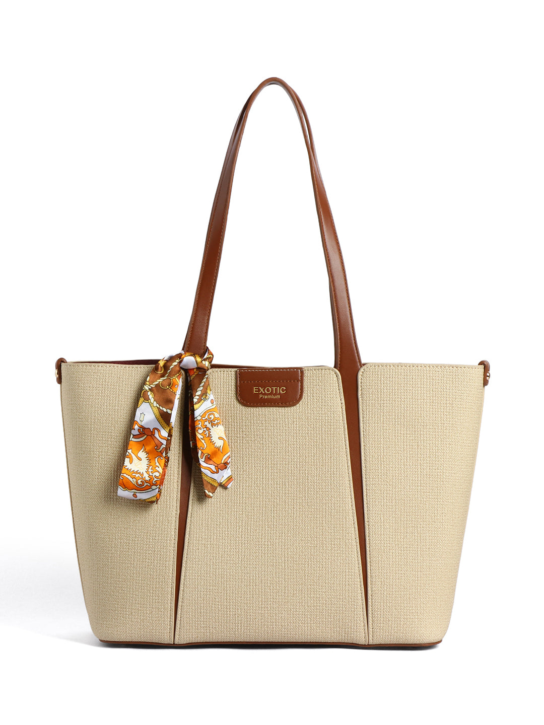 Exotic Premium Serelle Weave Structured Tote Bag
