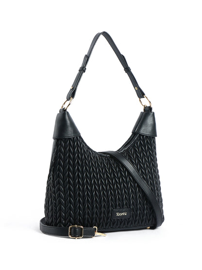 Exotic Elaris Quilted Hobo Shoulder Bag