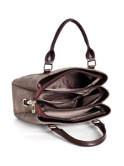 Exotic Three section Denim Bag