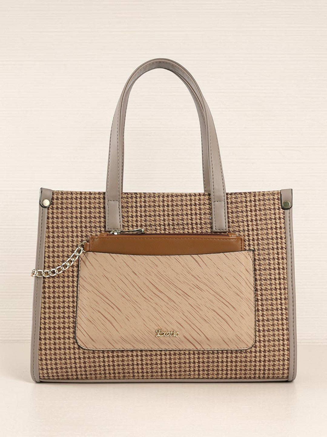 Exotic Calyra Women’s Houndstooth handbag