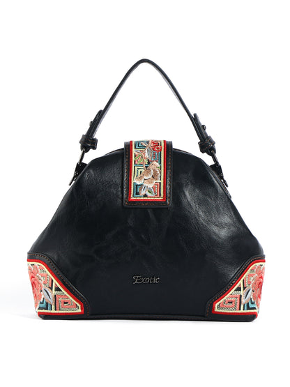 Exotic Zenvira Artisan Satchel Bag