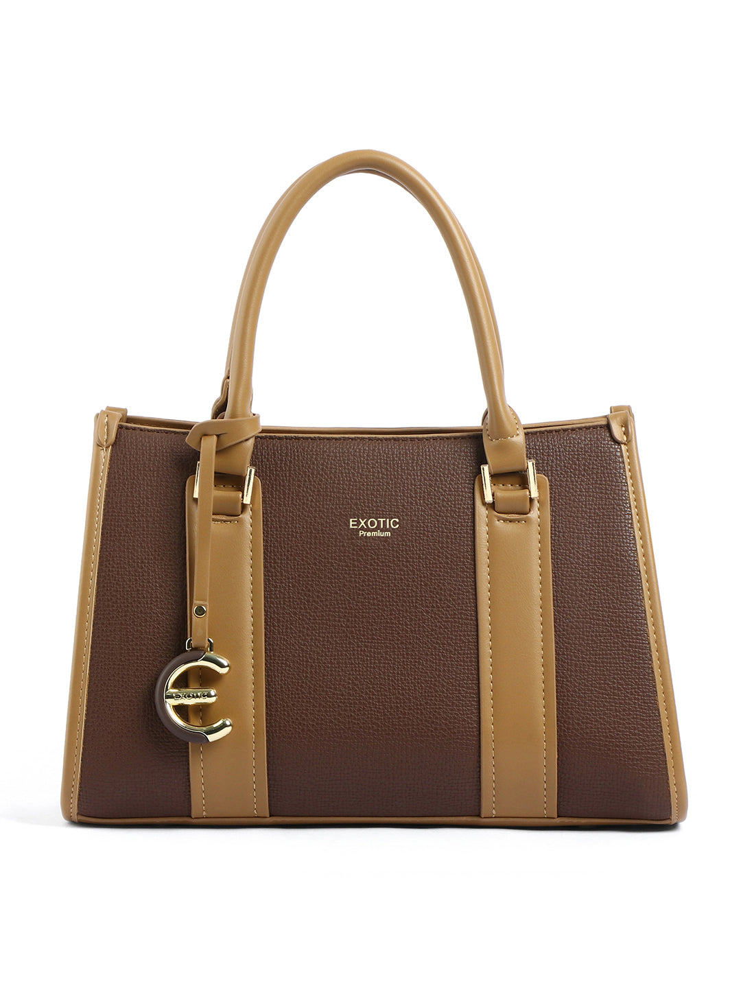 EXOTIC Premium Orlina Duotone Structured Handbag