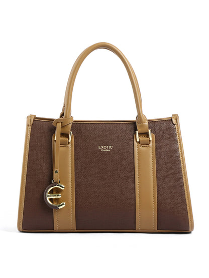 EXOTIC Premium Orlina Duotone Structured Handbag