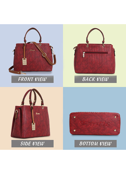Exotic Women's Striped Line Handbag