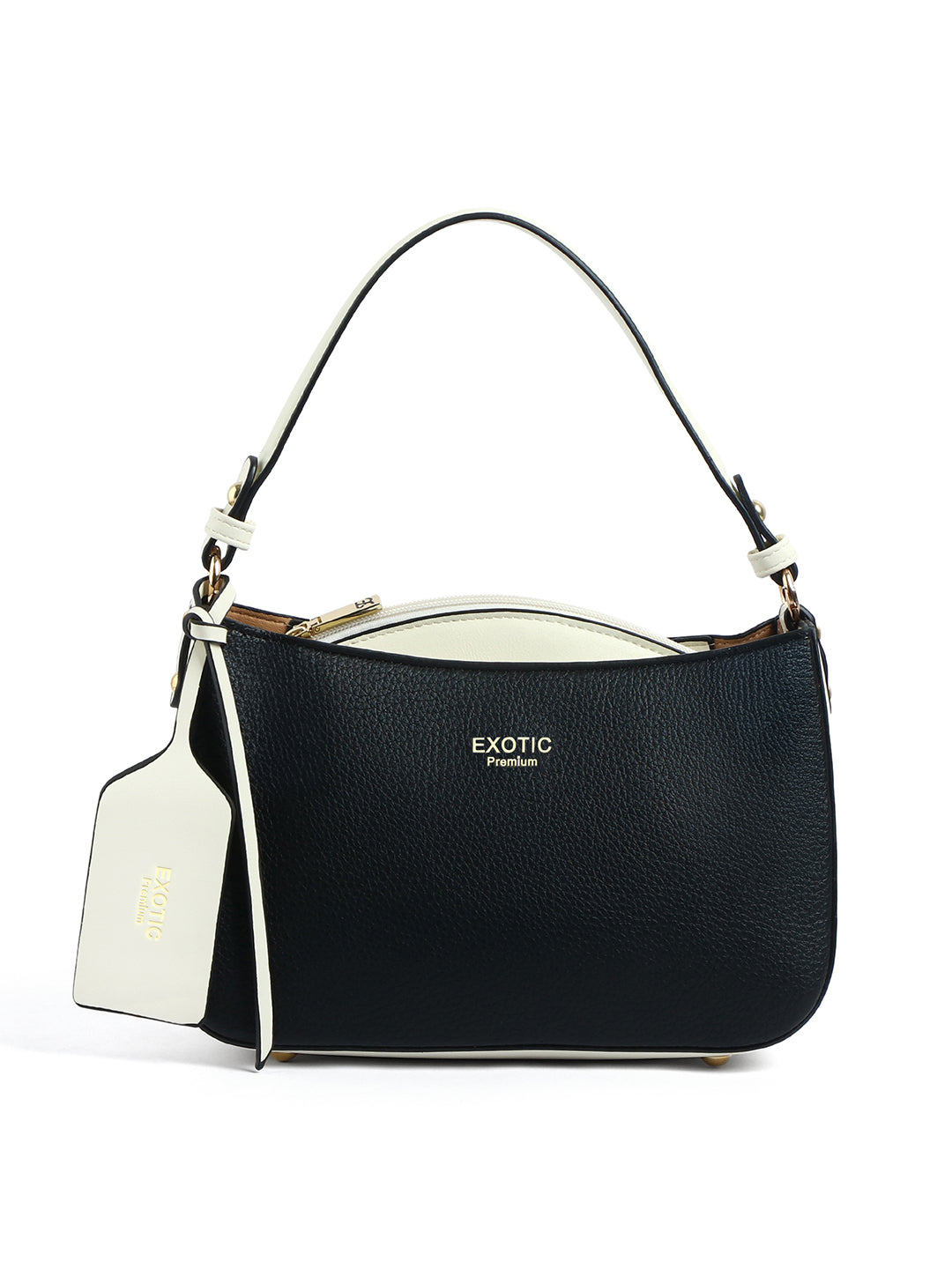 Exotic Premium Azure Curve Shoulder Bag