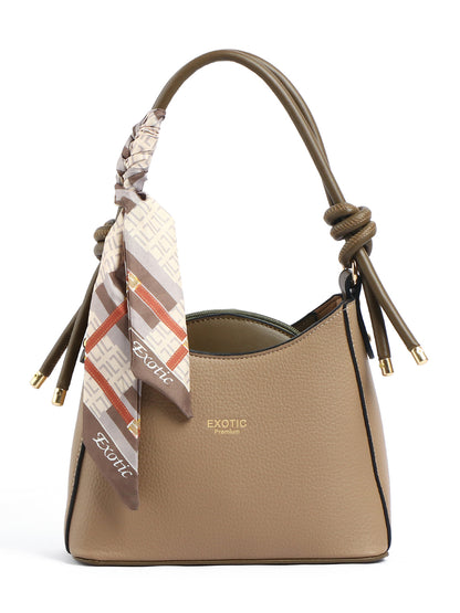 Exotic Elara Knot Hobo Shoulder Bag