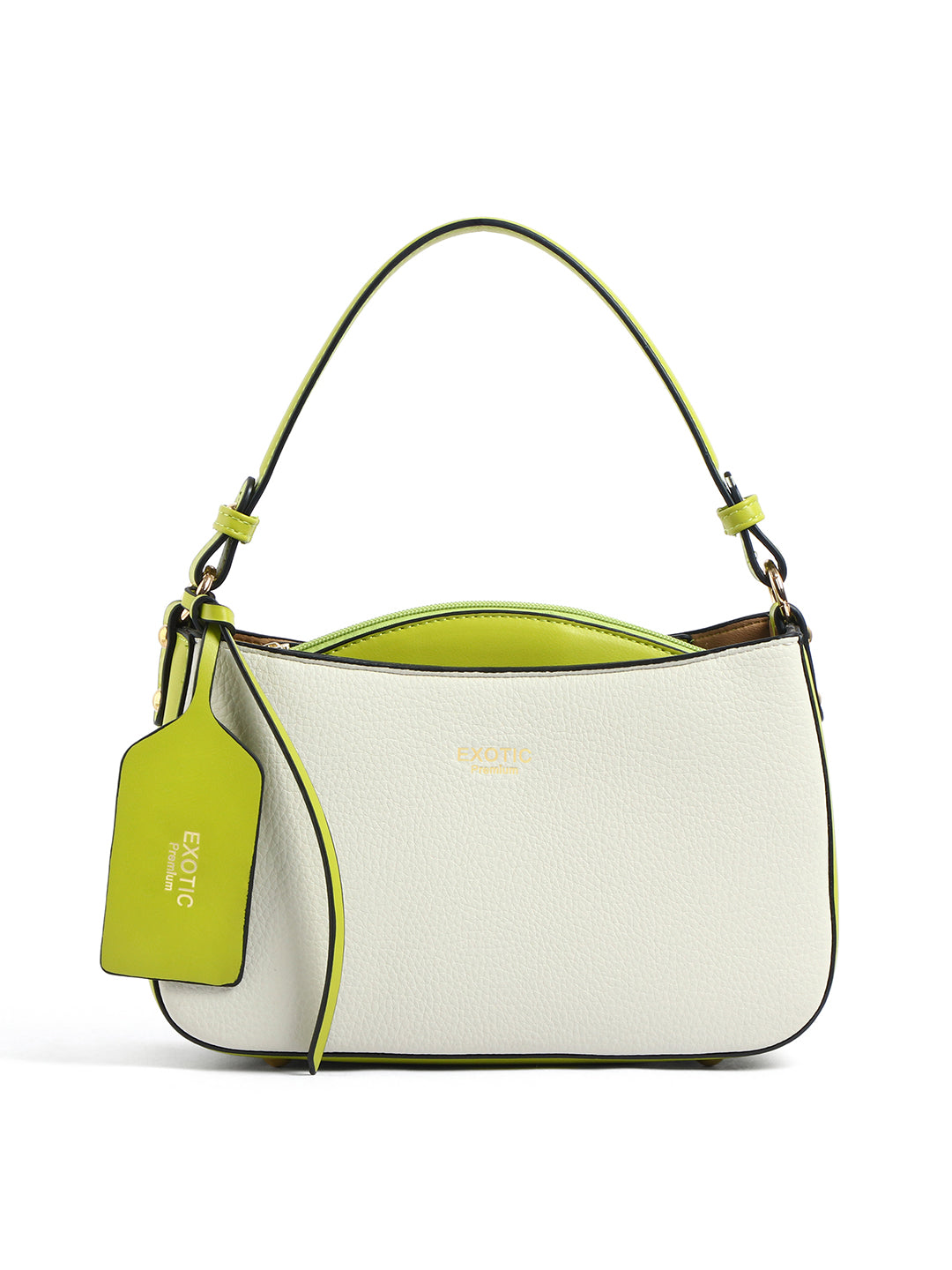 Exotic Premium Azure Curve Shoulder Bag