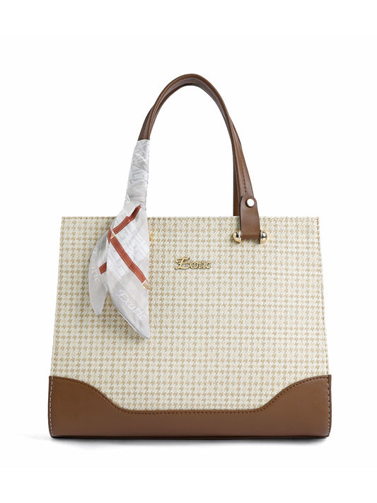 EXOTIC Charme Houndstooth Dual Tone Sling cum Handbag