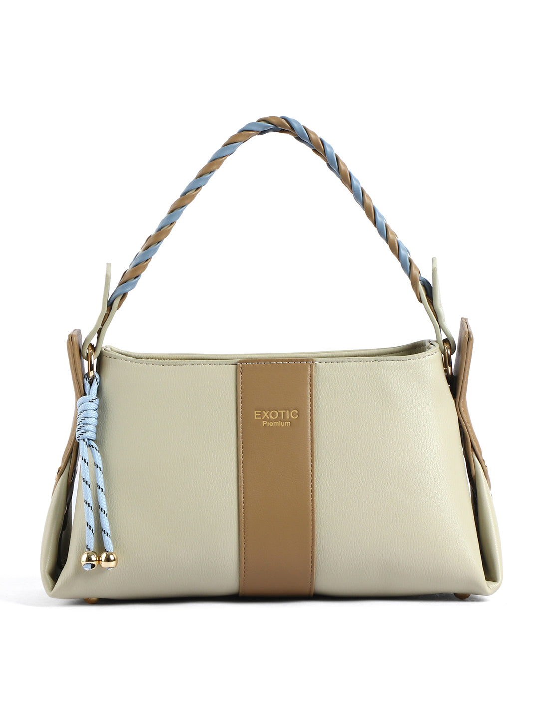 EXOTIC Noiré Twist Structured Handbag