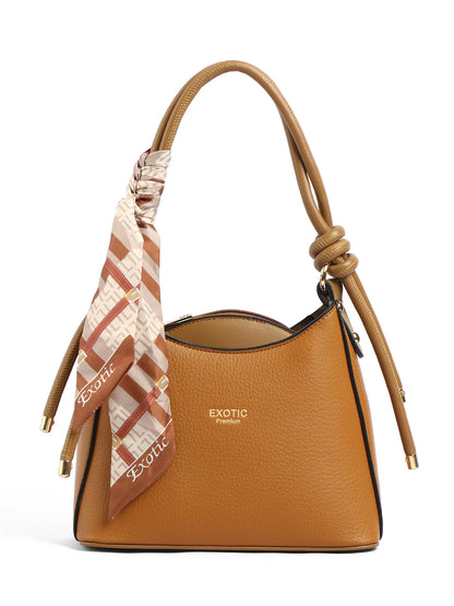 Exotic Elara Knot Hobo Shoulder Bag