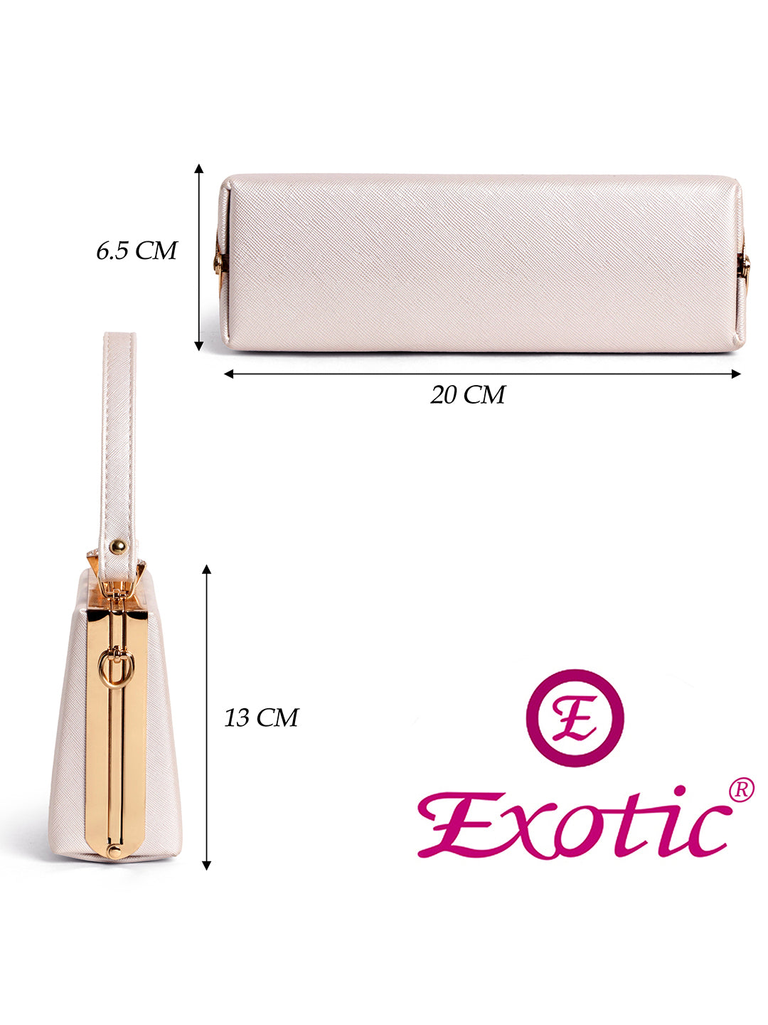 Exotic Premium Convertible Style  Frame Bridal Bag
