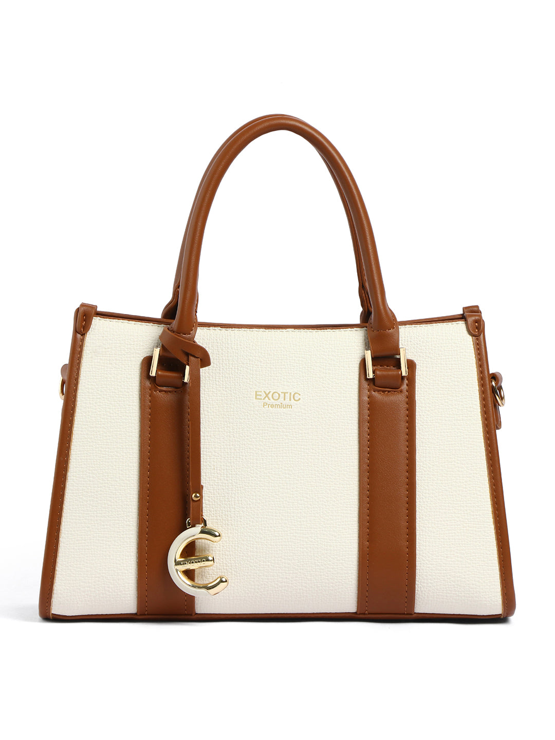 EXOTIC Premium Orlina Duotone Structured Handbag