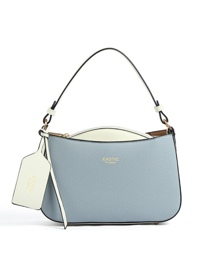 Exotic Premium Azure Curve Shoulder Bag