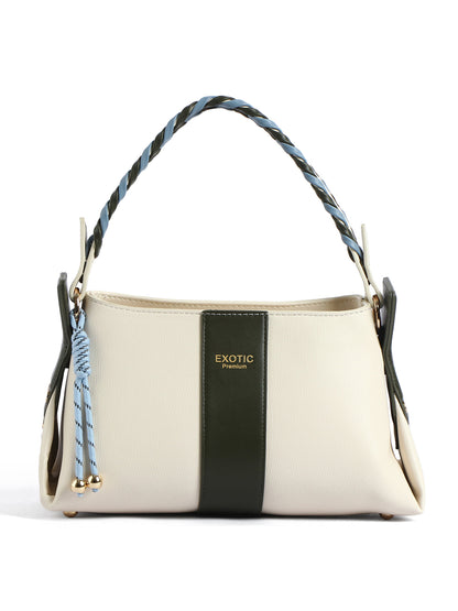 EXOTIC Noiré Twist Structured Handbag
