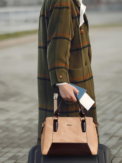 Exotic Three section Denim Bag