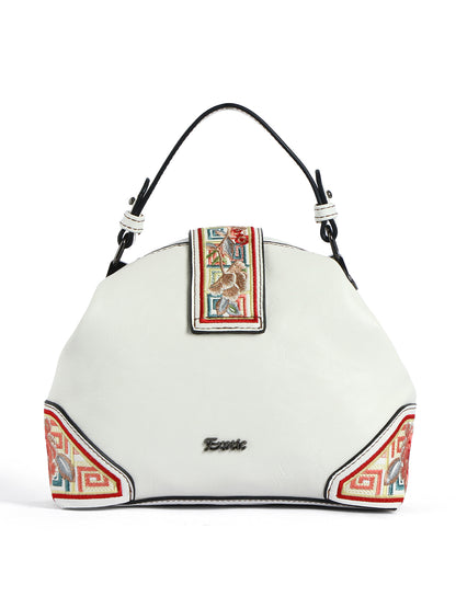 Exotic Zenvira Artisan Satchel Bag