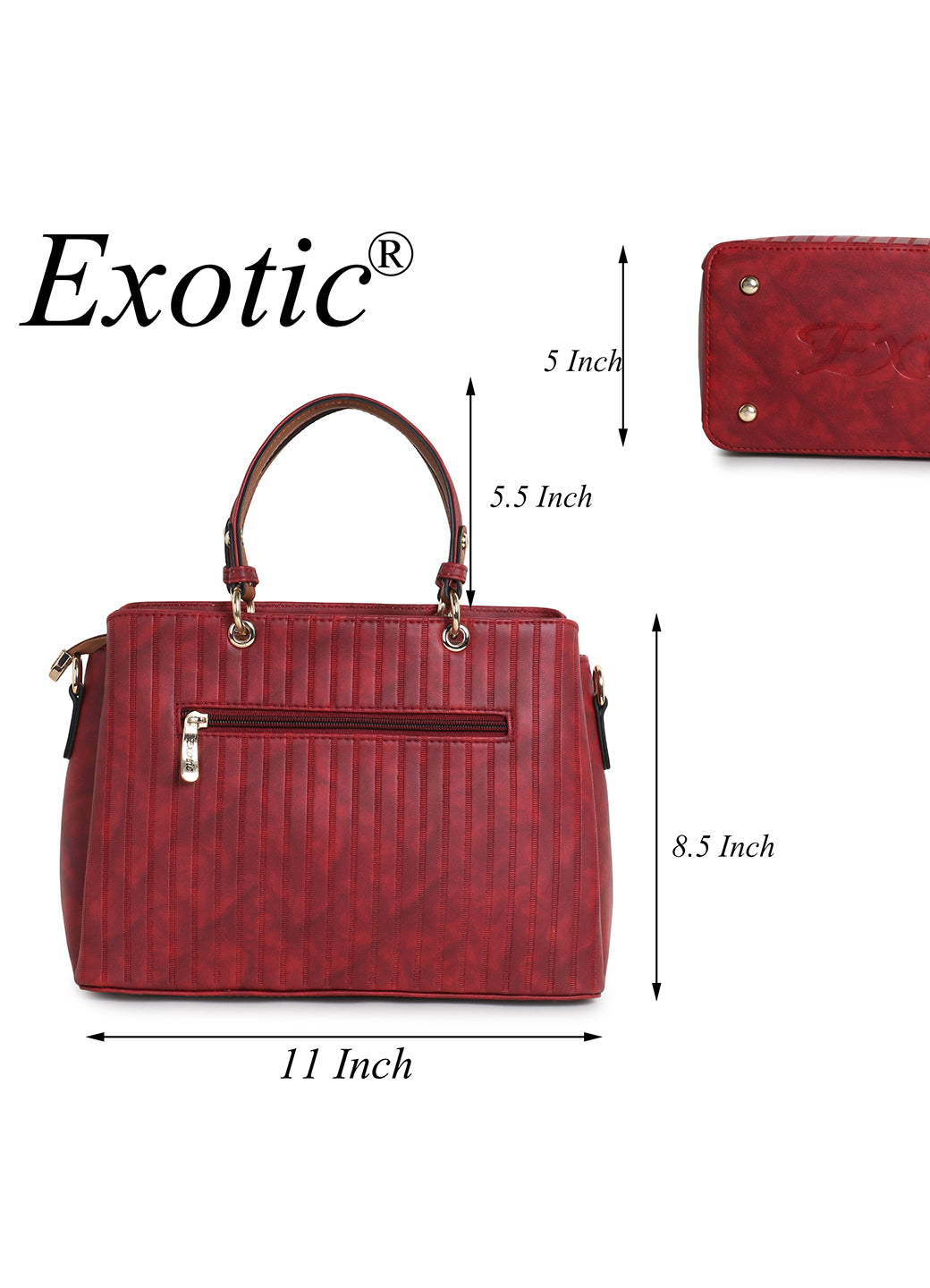 Exotic Women's Striped Line Handbag