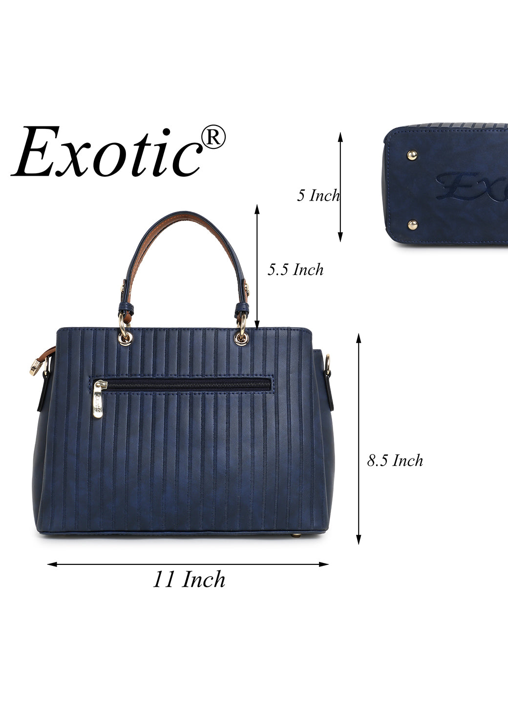 Exotic Women's Striped Line Handbag