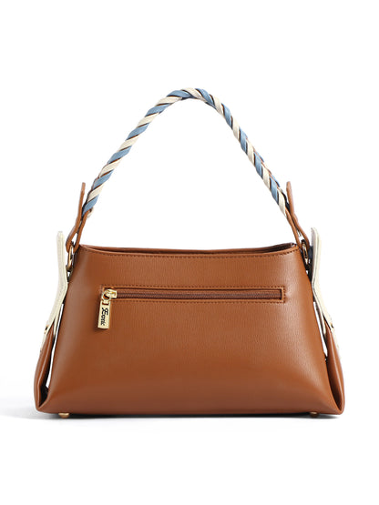 EXOTIC Noiré Twist Structured Handbag