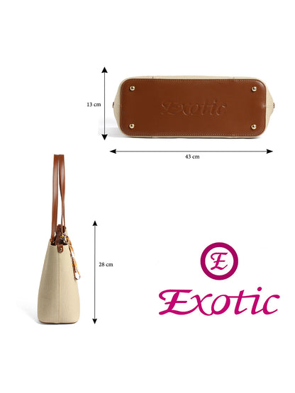 Exotic Premium Serelle Weave Structured Tote Bag