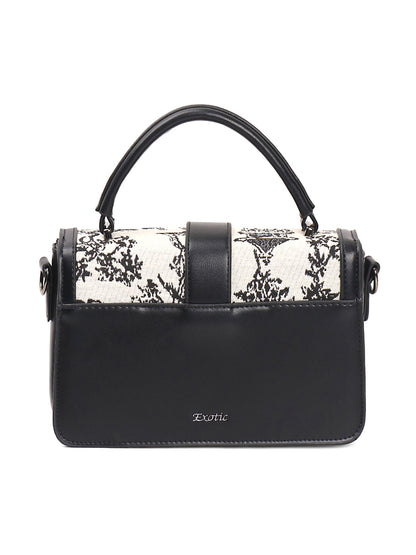 Exotic Rosetta Structured Sling Bag