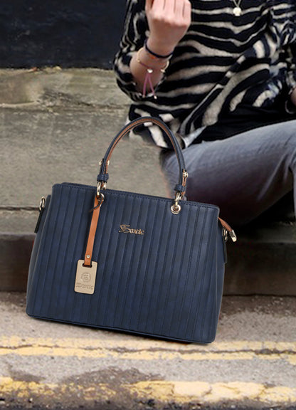 Exotic Women's Striped Line Handbag