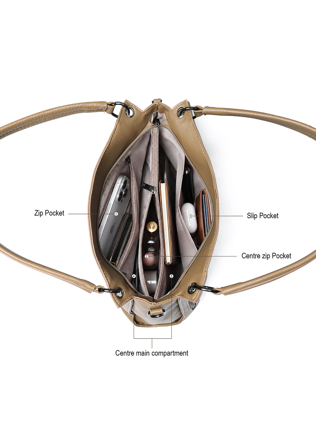 Exotic Pebbled Hobo Stylish Shoulder Bag