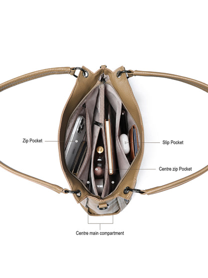 Exotic Pebbled Hobo Stylish Shoulder Bag