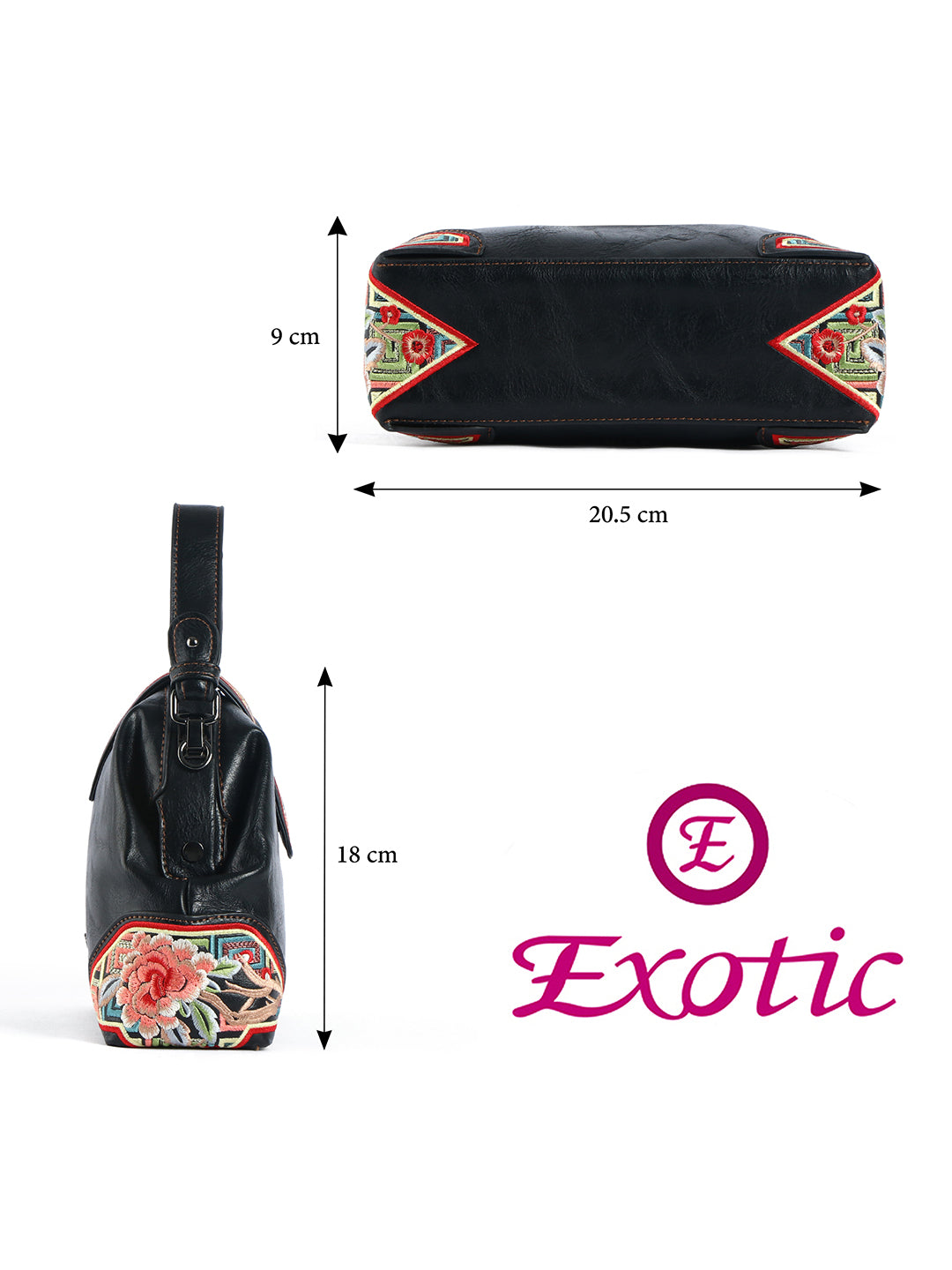 Exotic Zenvira Artisan Satchel Bag