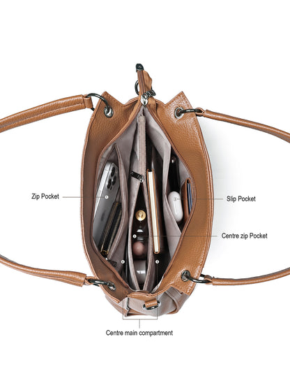 Exotic Pebbled Hobo Stylish Shoulder Bag