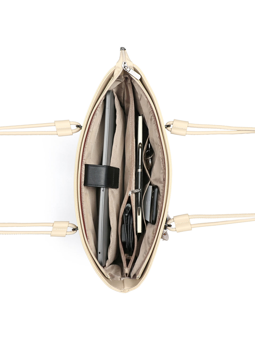 Exotic Celeste Structured Laptop Tote Bag