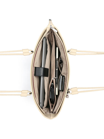 Exotic Celeste Structured Laptop Tote Bag