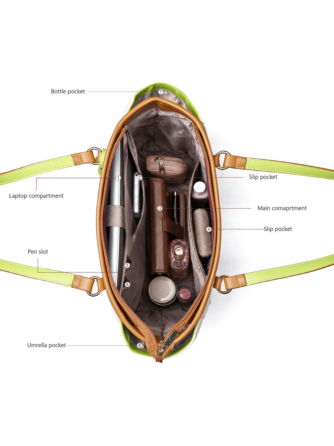 Exotic Amara Structured Tote Bag