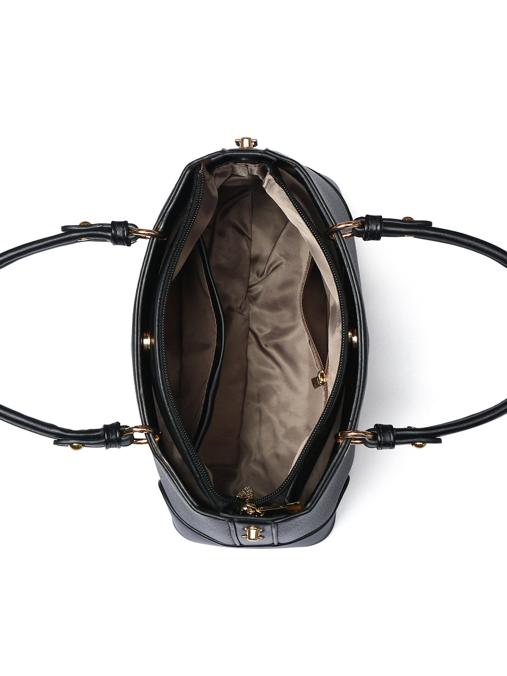 Exotic Caramel Edge Structured Handbag