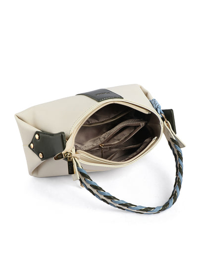 EXOTIC Noiré Twist Structured Handbag