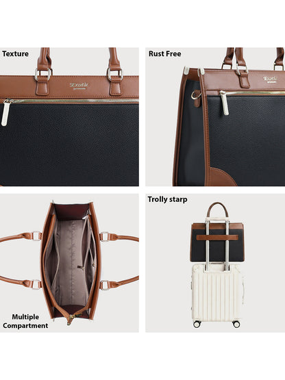 Exotic Alora Structured Tote Handbag