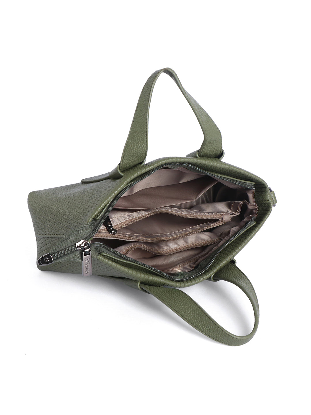 Exotic Valeria Satchel Sling Bag for Women Textured Leatherette Top Handle & Detachable Crossbody Strap