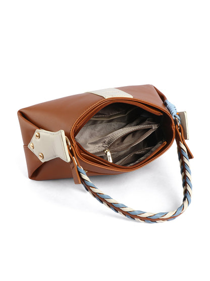 EXOTIC Noiré Twist Structured Handbag
